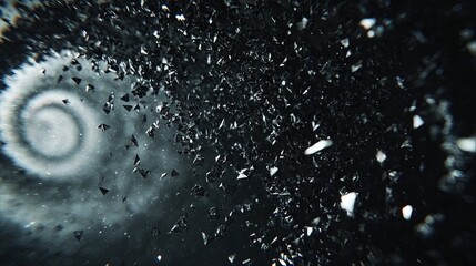 Abstract Explosion Of Particles