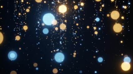 Diwali wallpaper featuring swirling abstract art with glowing particles and festive orbs, perfect for holiday themed designs and celebratory projects. - Powered by Adobe