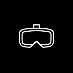 Obraz premium Vr glasses present gaming technology in black background illustration