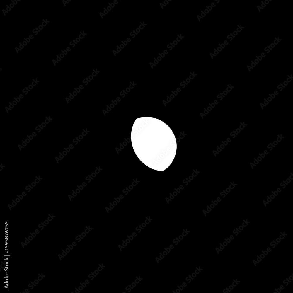 Poster abstract shape floats minimal scene dark background details