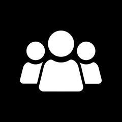 Team symbol represents collaboration within a unified dark background