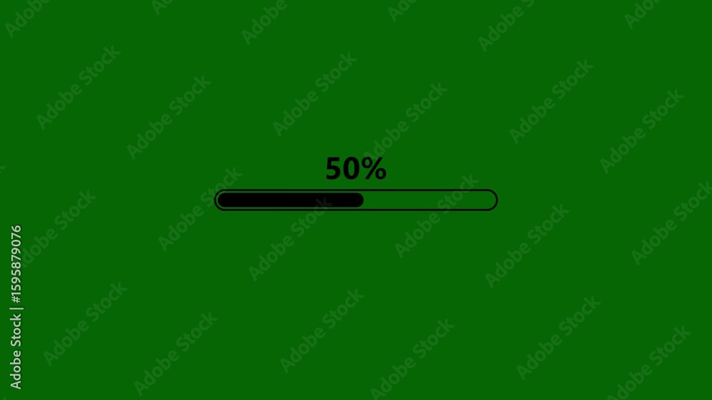 Aufkleber abstract loading icon animation . loading bar and percentage futuristic progress loading bar 0-100 p