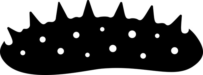 Sea Cucumber Glyph Icon