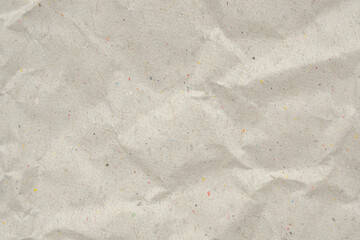 Abstract crumpled and creased recycle paper texture background