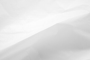 Fototapeta premium White transparent plastic bag texture background