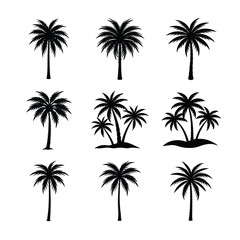 Tree Silhouette Vector Simple and Clean Design