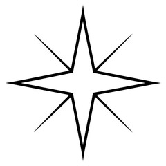 Obraz premium vector illustration of a compass