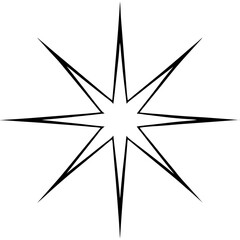 Fototapeta premium vector illustration of a compass