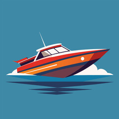 speadboat vector