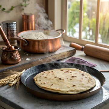 Roti Image in Kitchen