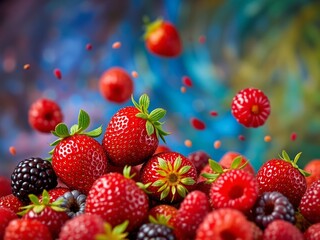 Strawberry Raspberry Summer Bounty