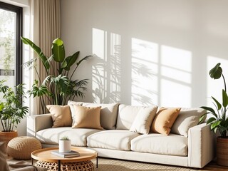 Warm and Inviting Minimalist Living Room Design