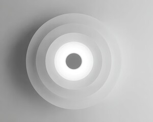 Layered Circle Light Fixture Design