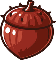 Chestnut vector icon