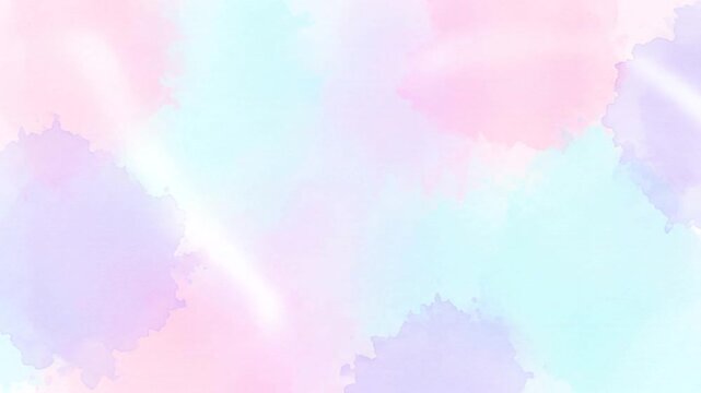 Watercolor pastel background with blurred, soft color transitions