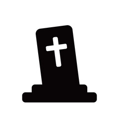 Obraz premium 墓石のシルエット