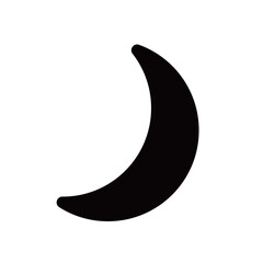 月のシルエット