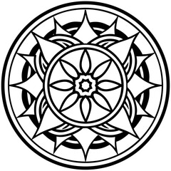 Ethnic Circle Ornaments
