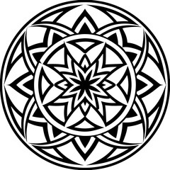 Ethnic Circle Ornaments