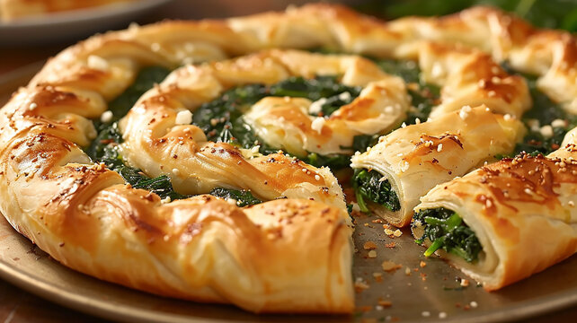 Delicious Spinach and Cheese Galette Recipe: A Simple, Elegant Dish