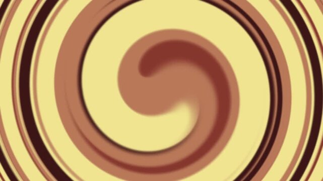 Abstrakte Spiral-Animation, warme Farben, sanfte Bewegung
