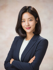 portrait of a young businesswoman