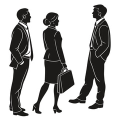 business man and woman