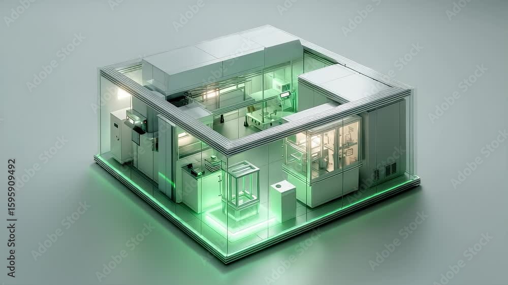 Poster high-tech intelligent system precision operation scene