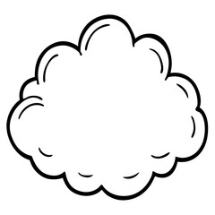 Dreamy Angelcore Cloud Vector