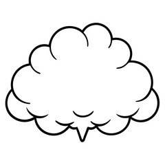 Dreamy Angelcore Cloud Vector