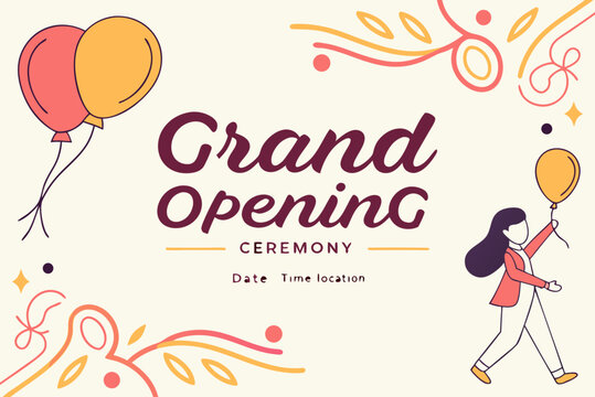 Grand opening card 