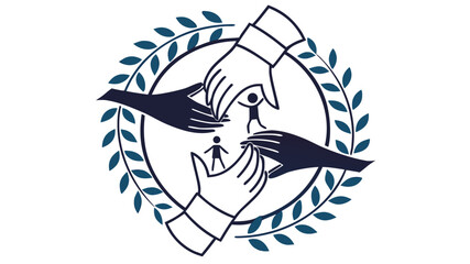 vector illustration of unity icon