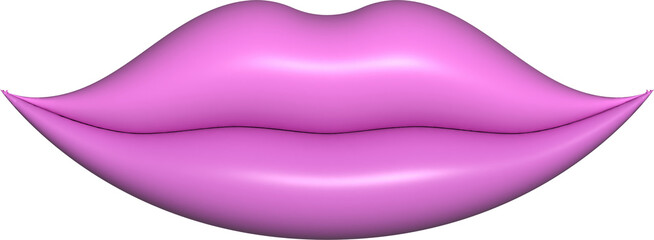 3D shape of a lip