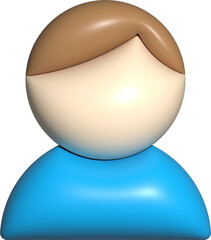 3D shape of an avatar man 