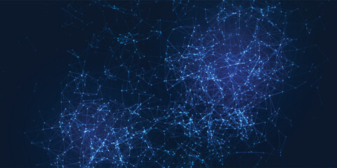 low poly techno banner design 1202