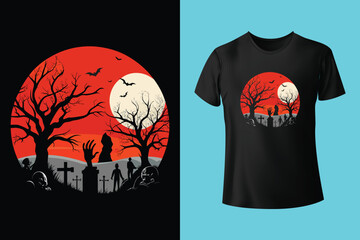 Halloween t shirt design Scary Halloween