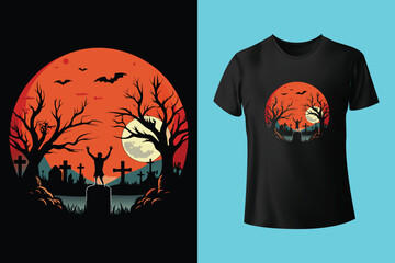 Halloween t shirt design Scary Halloween