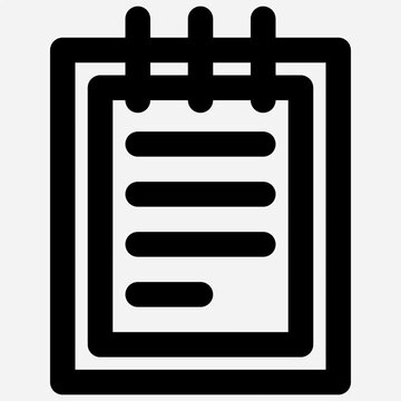 Animated Note Pad Icon