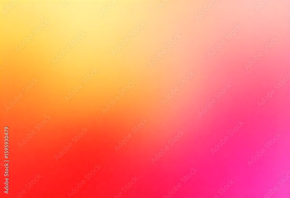 Poster generative ai gradient background design from smooth transition yellow to red and pink hues a