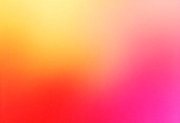 Obraz premium Generative AI Gradient background design from smooth transition yellow to red and pink hues a