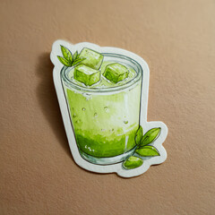 matcha sticker