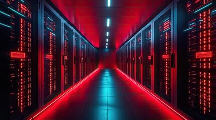 Futuristic data center armored with fire-resistant fiber cement siding, optimized for security and thermal management. 