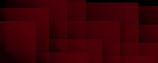 Dark Red Arrow Abstract Background with Black Center and Geometric Layers