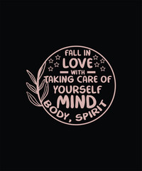 Typographic Yoga Design , Wellness Tee, EPS, VECTOR
