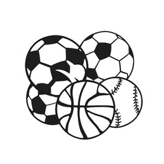 Obraz premium A dynamic set of isolated soccer balls, perfect for illustrating the thrill of the game and team sport competition