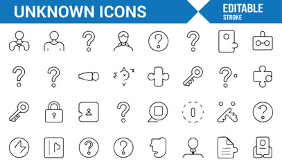 Unsolved Icons for Representing Confusion and Mystery in Graphic Designs
