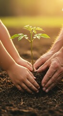 Planting a Seed of Hope: A Child and Adult Collaborate on Growing a New Plant