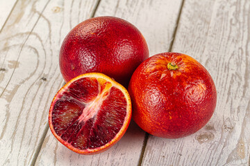 Red sweet juicy orange fruit