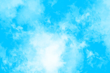 Fototapeta premium Blue Sky with Scattered White Clouds – Natural Sky Background for Design and Illustration