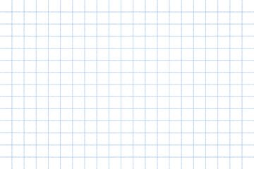 Minimal blue grid pattern on white paper background, perfect for notes, drawings, or design mockups